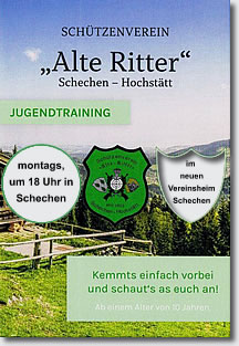 Jugendtrainig findet immer Montags statt - zum schnuppern kann man jederzeit gerne vorbei kommen Jugendtrainig findet immer Montags statt - zum schnuppern kann man jederzeit gerne vorbei kommen